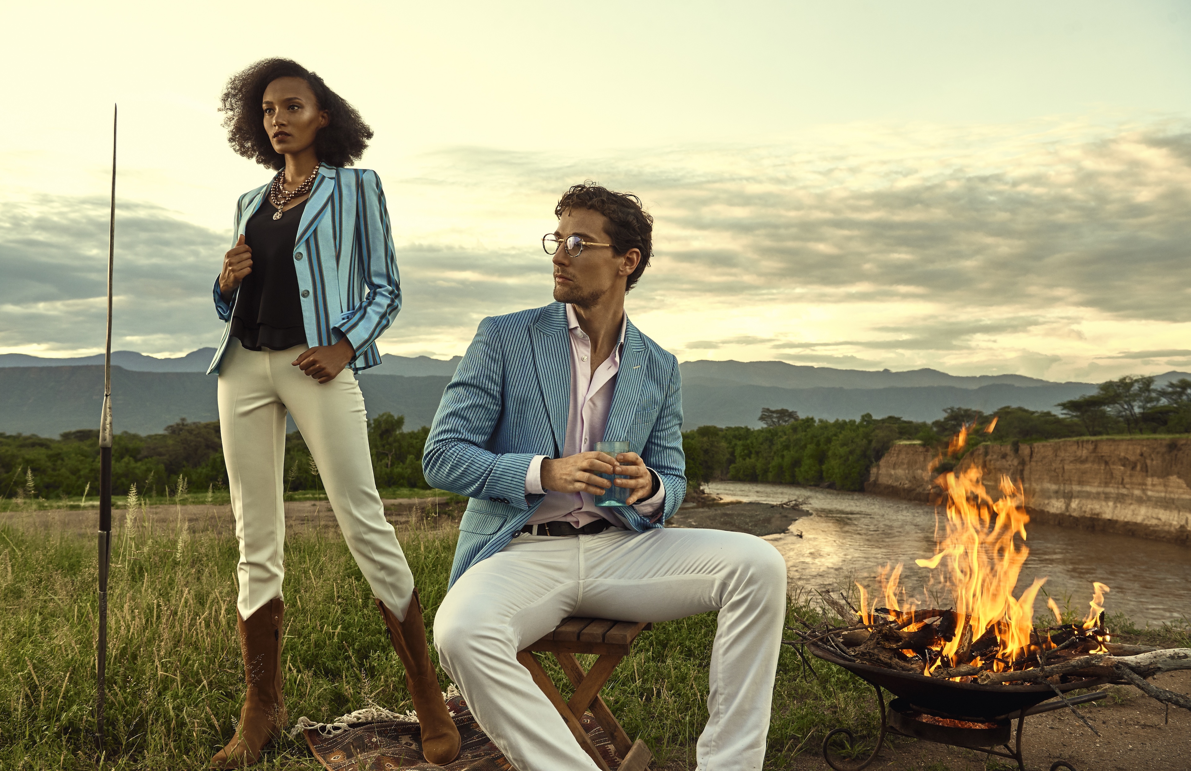 Koy tailoring, photographed in Kenyan coastal light.