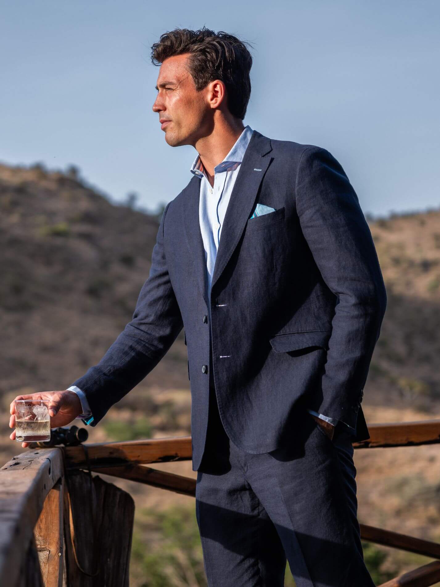 Suit in navy